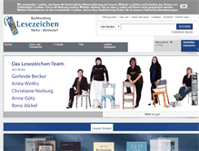 Tablet Screenshot of lesezeichen-lauterbach.de